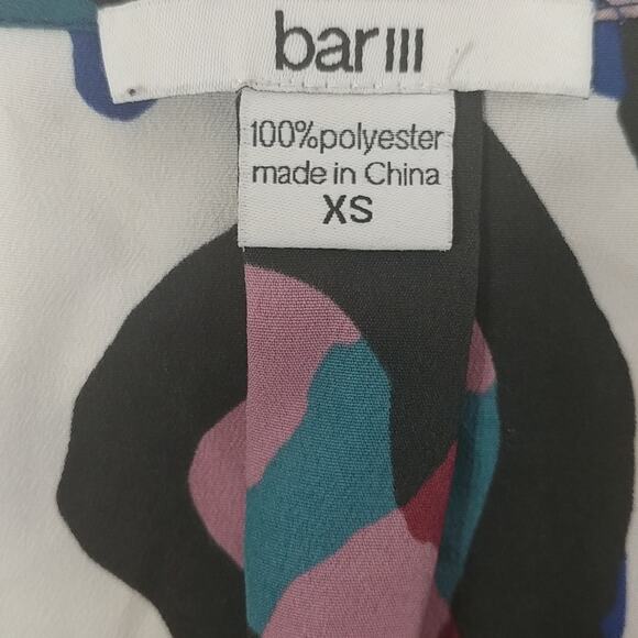 Bar III Abstract Print Dress Size XS - Picture 4 of 8